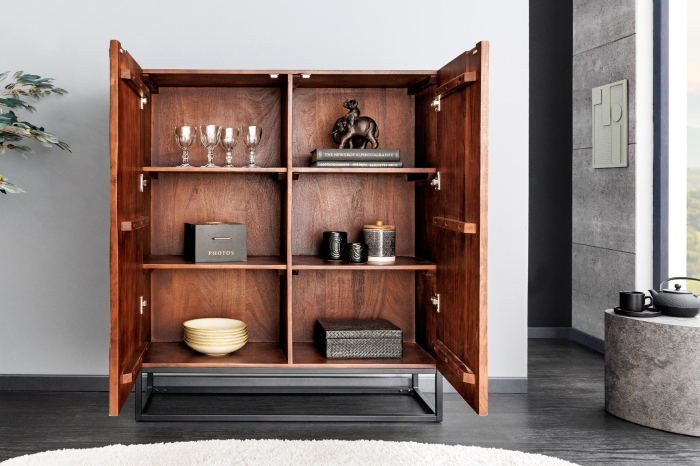 Bufet DUNE din lemn de salcam, 120 cm [4]