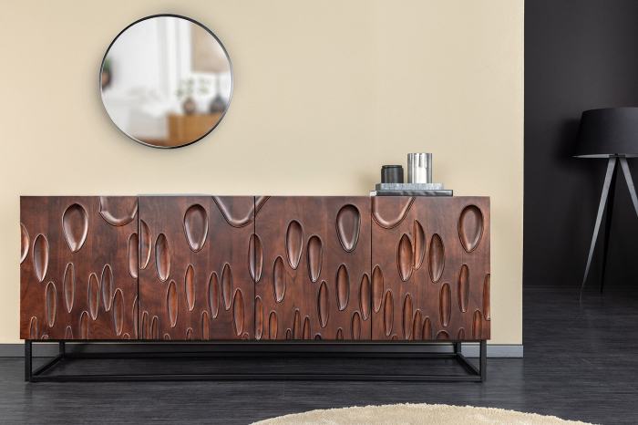 Bufet DUNE din lemn de salcam, 175 cm [3]