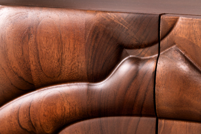 Bufet FLUID din lemn de salcam, 175 cm [9]