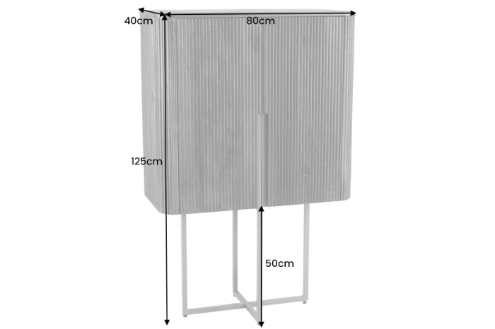 Bufet GATSBY din lemn de mango, 125 cm [9]