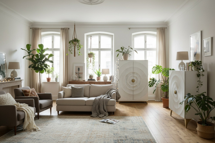 Bufet GOLDEN SUNSET din lemn de mango, 120 cm [3]