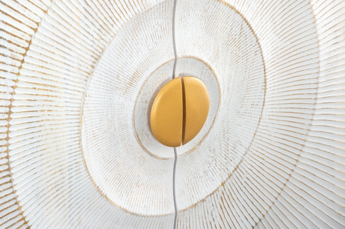 Bufet GOLDEN SUNSET suspendat din lemn de mango alb, 180 cm [5]