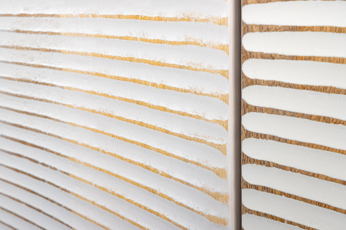 Bufet GOLDEN SUNSET suspendat din lemn de mango alb, 180 cm [8]