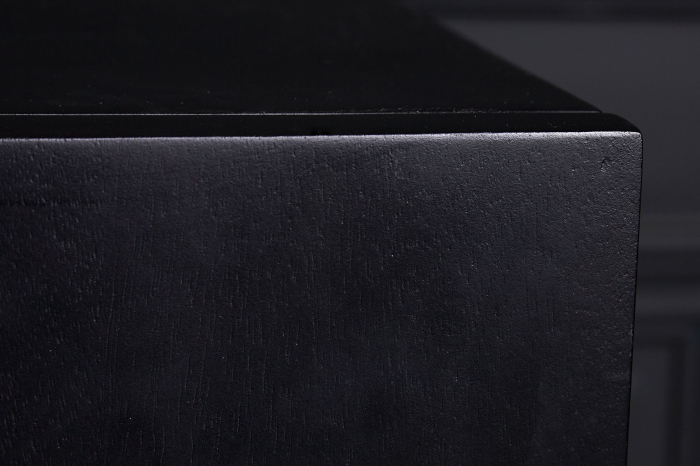 Bufet GOLDEN SUNSET suspendat din lemn de mango negru, 180 cm [8]