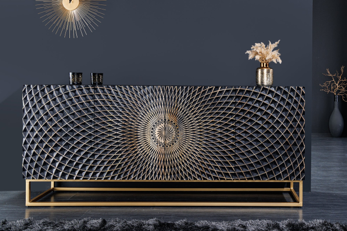 Bufet ILLUSION din lemn de mango, 180 cm [4]