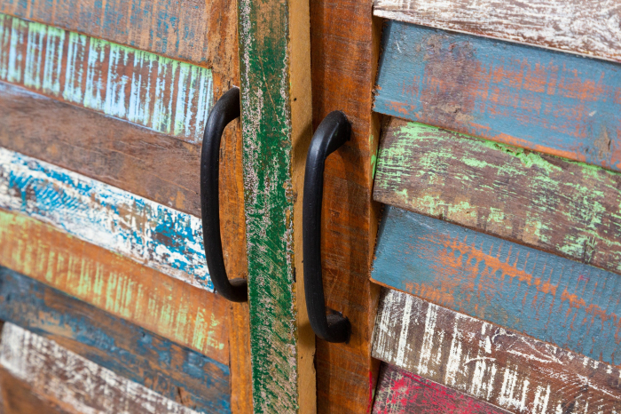 Bufet JAKARTA din lemn de mango si lemn reciclat, 160 cm [8]