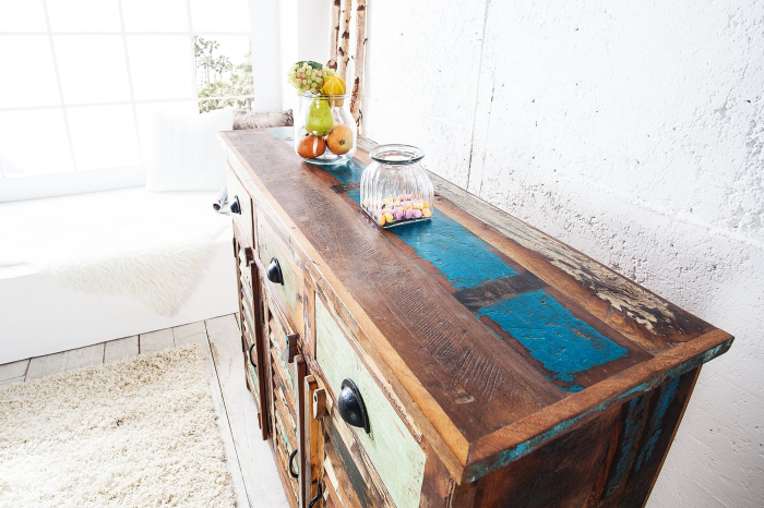 Bufet JAKARTA din lemn reciclat, 125 cm [5]