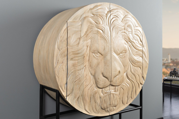 Bufet LION din lemn de mango, 140 cm [10]