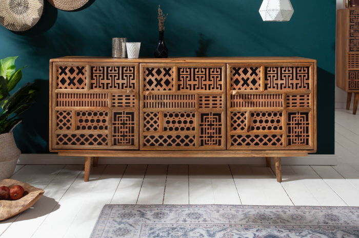 Bufet MARRAKESH 160 cm, lemn de mango natural [4]