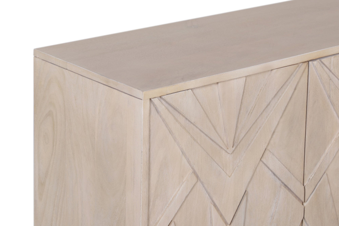 Bufet METROPOLITAN din lemn de mango alb, 170 cm [4]