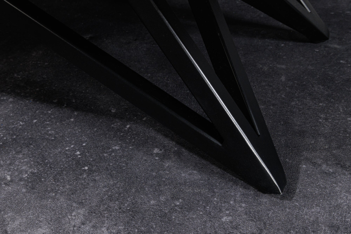 Bufet MOUNTAIN SOUL din lemn de salcam cu aspect de piatra alb gri, 120 cm [7]