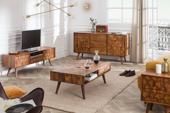 Bufet MYSTIC LIVING din lemn sheesham, 145 cm [6]