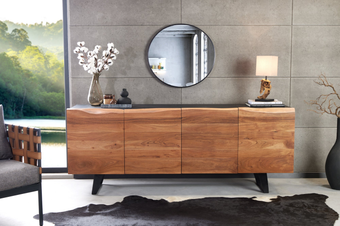 Bufet ORGANIC ARTWORK din lemn de salcam, 180 cm [2]