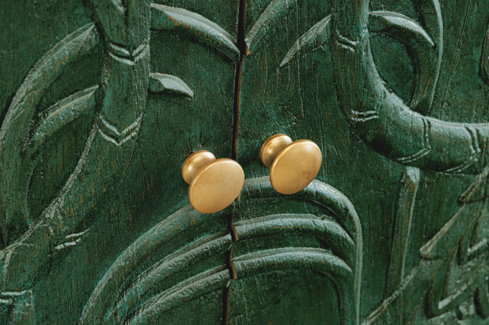 Bufet PEACOCK din lemn de mango verde, 175 cm [11]