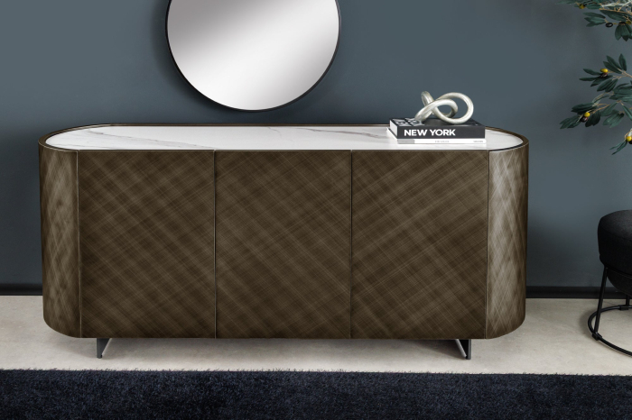 Bufet REFLECTION bronz cu blat ceramic, 150 cm [3]