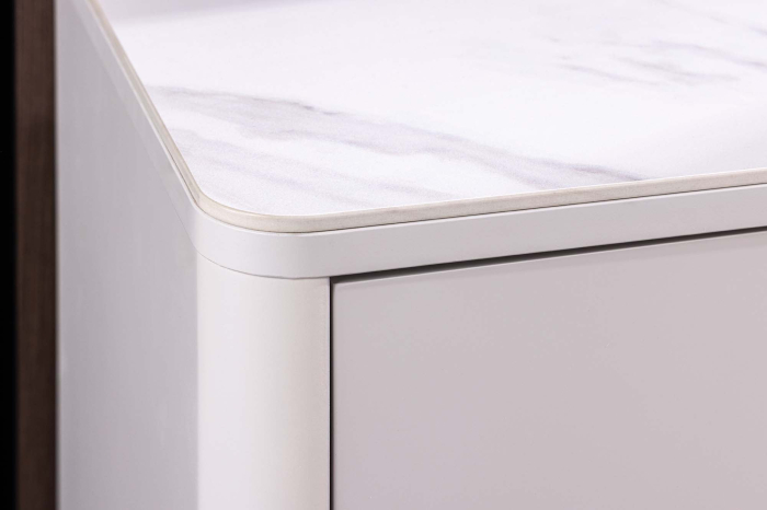 Bufet SAVOY 180 cm 3D cu blat din ceramică imitație de marmură albă [13]