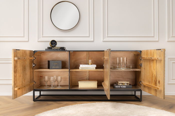 Bufet SNAKE din lemn de mango, 160 cm [4]