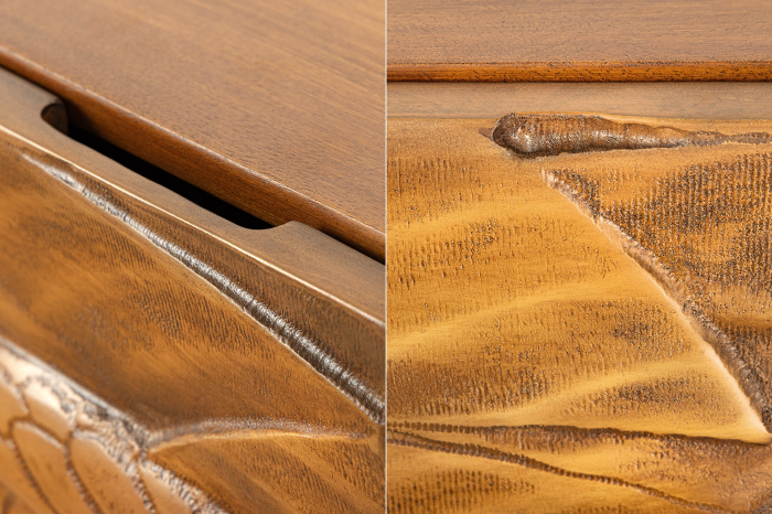 Bufet SNAKE din lemn de mango maro, 120 cm [7]