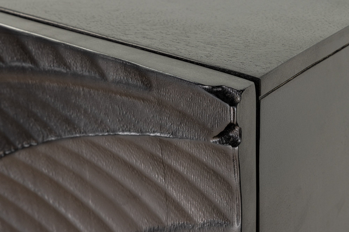 Bufet SNAKE din lemn de mango negru, 120 cm [9]