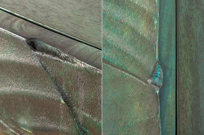 Bufet SNAKE din lemn de mango turquoise, 120 cm [9]