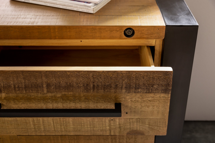 Bufet THOR din lemn de pin, 195 cm [9]