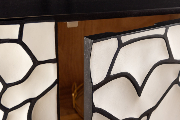 Bufet VULCANO din lemn de mango alb, 120 cm [6]