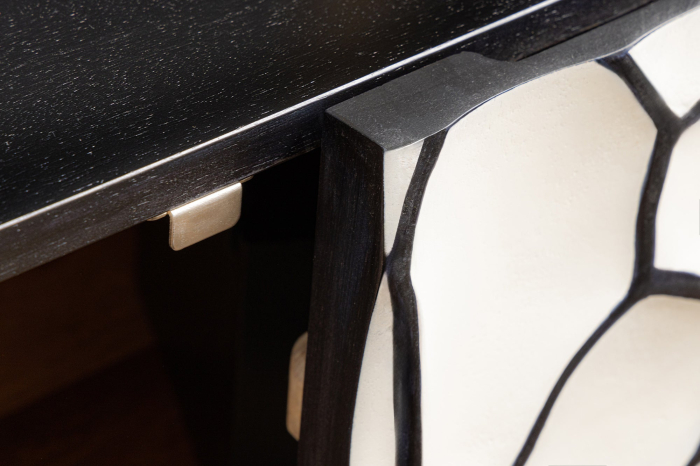 Bufet VULCANO din lemn de mango alb, 180 cm [10]