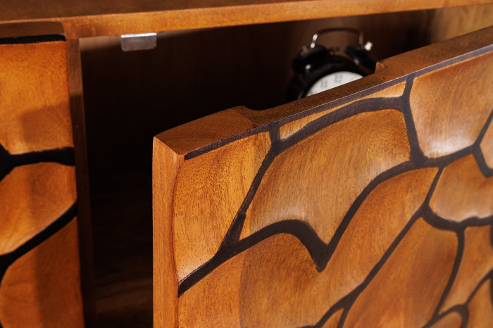 Bufet VULCANO din lemn de mango maro, 120 cm [6]