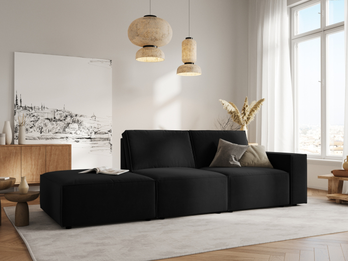 Canapea Carlo cu tapițerie din catifea [5]