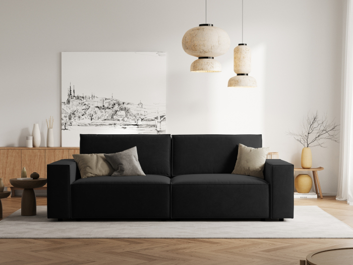 Canapea Carlo cu tapițerie din catifea [5]