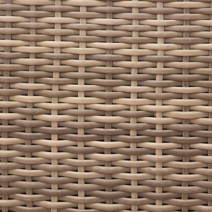 Canapea de exterior cu 3 locuri din rattan . 248 x 88 x 74 cm [5]