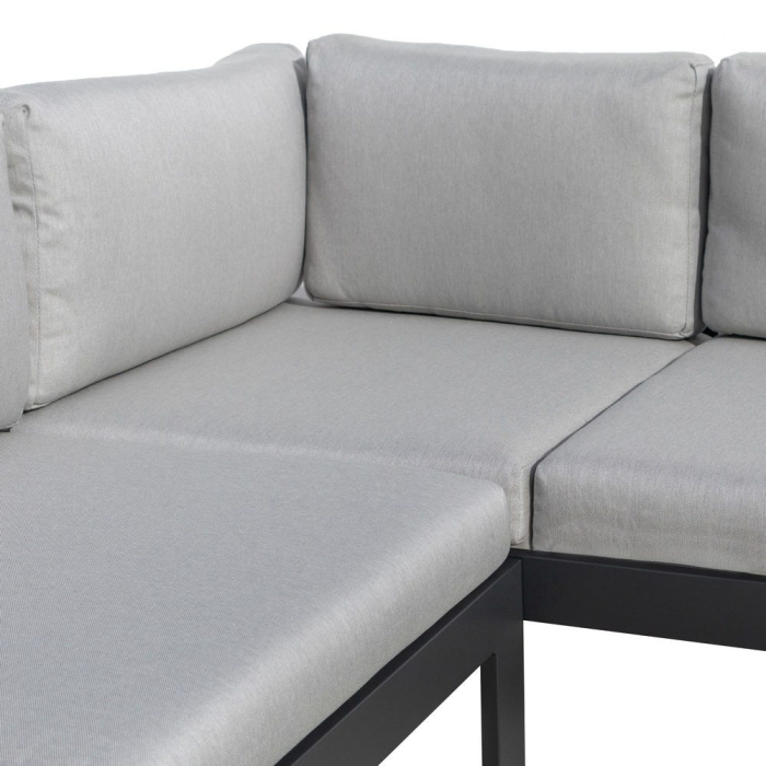 Coltar de exterior, set Agnes din aluminiu grafit 224 x 224 x 65,50 cm [5]