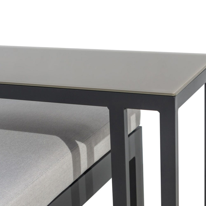 Coltar de exterior, set Agnes din aluminiu grafit 224 x 224 x 65,50 cm [8]