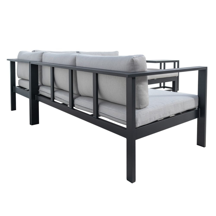 Coltar de exterior, set Agnes din aluminiu grafit 224 x 224 x 65,50 cm [2]