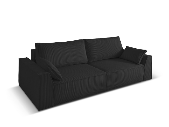 Canapea extennsibila Sophia cu tapițerie din catifea reiată [3]