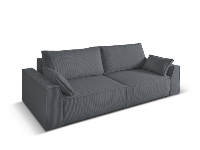 Canapea extennsibila Sophia cu tapițerie din catifea reiată [3]