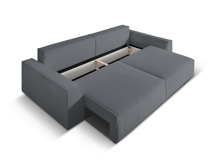 Canapea extennsibila Sophia cu tapițerie din catifea reiată [4]