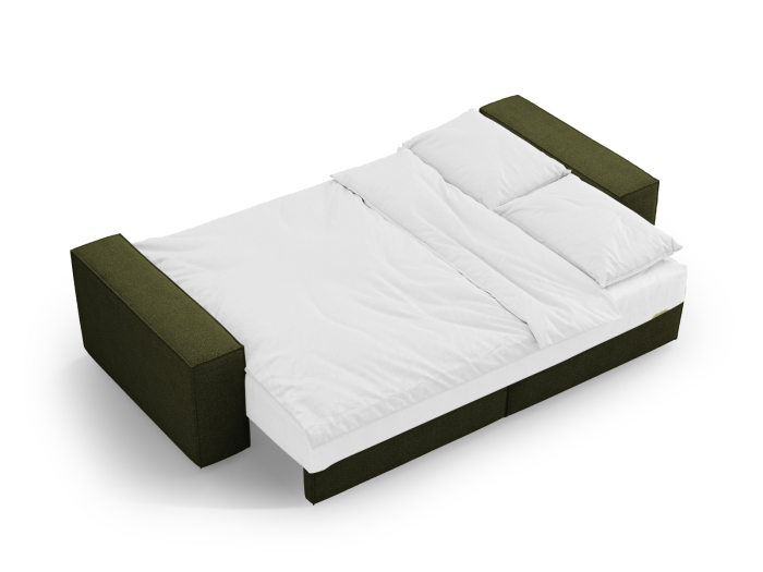 Canapea extensibila Jodie cu tapițerie din boucle [5]