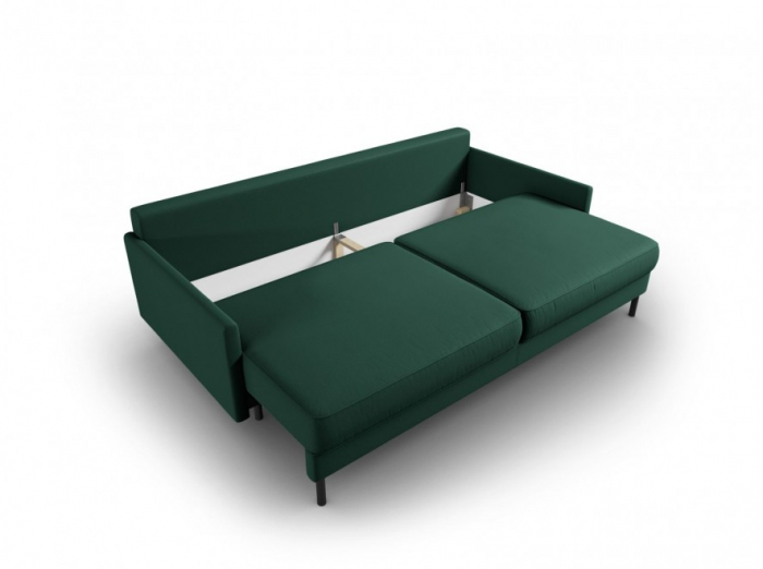 Canapea extensibila Scott cu 3 locuri si tapiterie din tesatura structurala, bej [4]