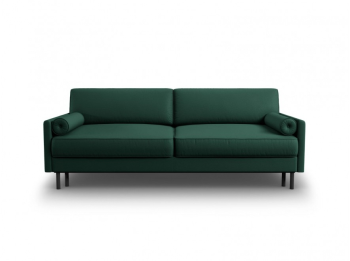 Canapea extensibila Scott cu 3 locuri si tapiterie din tesatura structurala, bej [1]