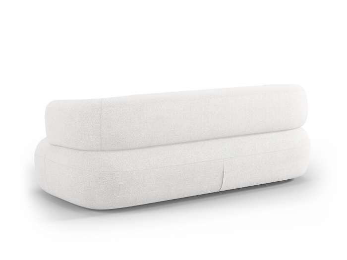 Canapea Jenny cu 3 locuri si tapiterie boucle, alb ivory [3]