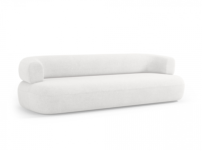 Canapea Jenny cu 4 locuri si tapiterie boucle, alb ivory [4]