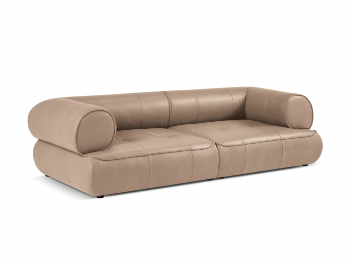 Canapea Lily cu 3 locuri si tapiterie din piele naturala [2]