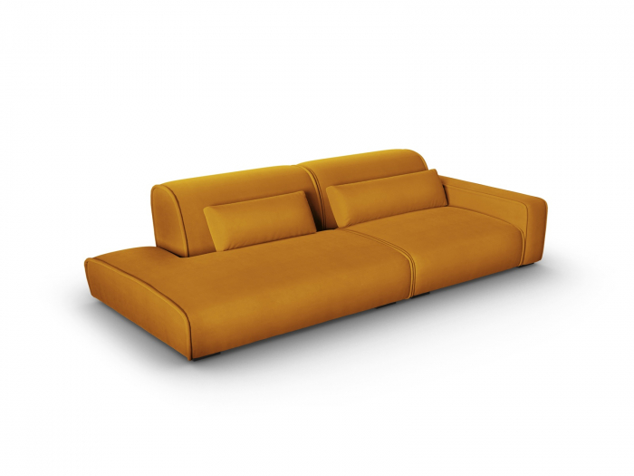 Canapea Lina cu 3 locuri si tapiterie din catifea [3]