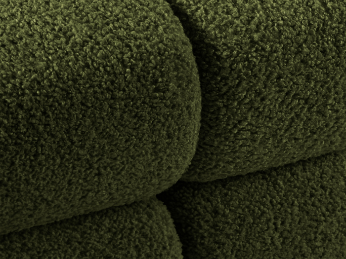 Canapea modulara Bellis cu 2 module si tapiterie boucle, verde [7]