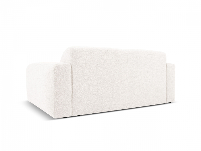Canapea Molino cu 2 locuri si tapiterie boucle, alb [3]