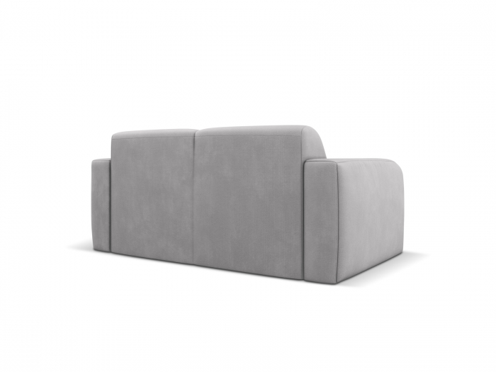 Canapea Molino cu 2 locuri si tapiterie din tesatura structurala, gri deschis [3]