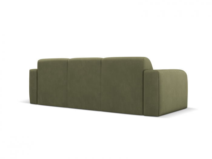 Canapea Molino cu 3 locuri si tapiterie din tesatura structurala, verde deschis [3]