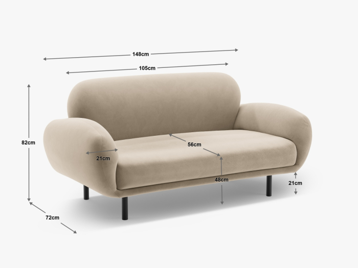 Canapea Poppy cu tapiterie boucle [6]