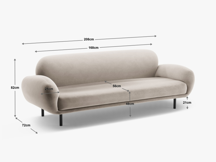 Canapea Poppy cu tapiterie boucle [6]